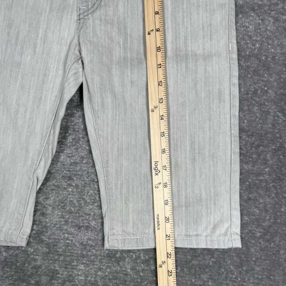 Levi's 510 Shorts Men's 30 Gray Denim Jorts Super Skinny Y2K‎ Grunge